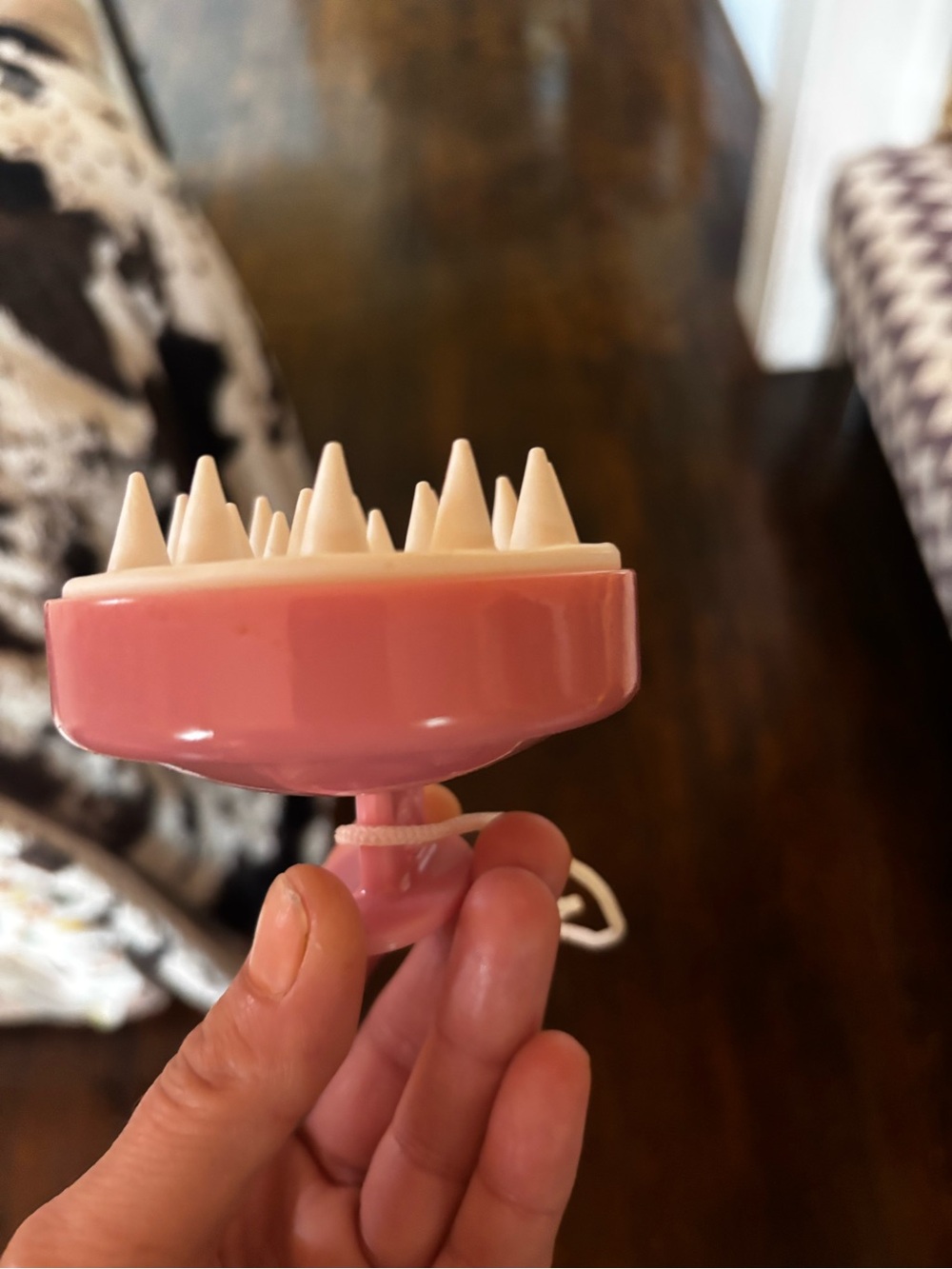 Pink Scalp Massager Brush